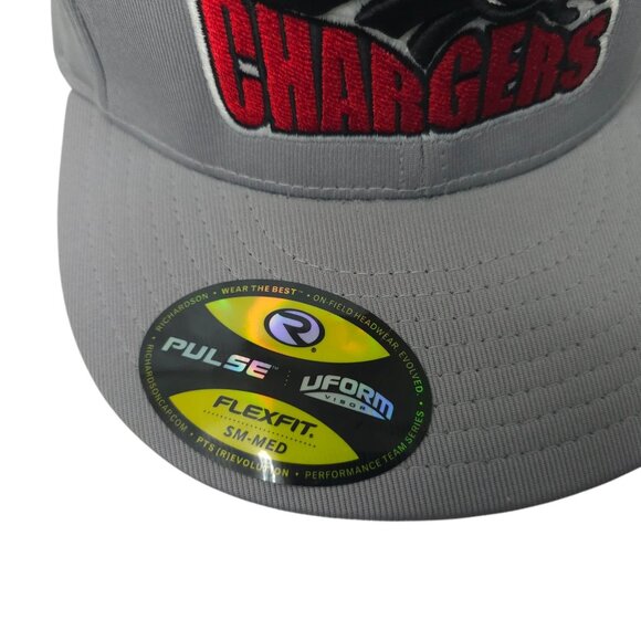 Chargers 3D Embroidered Flex Fit S/M Cap Trucker Baseball Hat Richardson PTS 20 - Picture 9 of 14